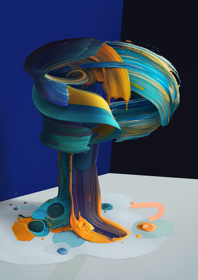 ATYPICAL 3D TYPOGRAPHY BY PAWEL NOLBERT